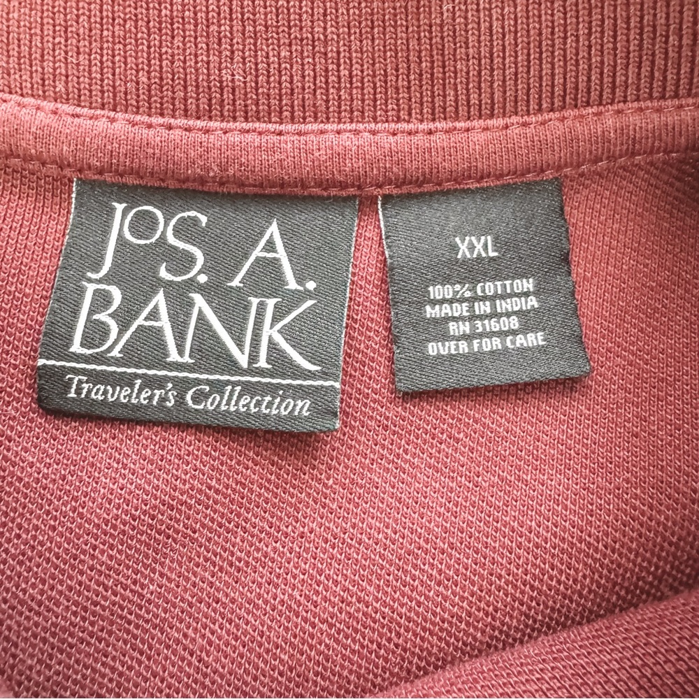 Set Of 2 Jos. A. Bank Traveler's Collection Casual Fall Short Sleeve Polos XXL - Picture 6 of 16